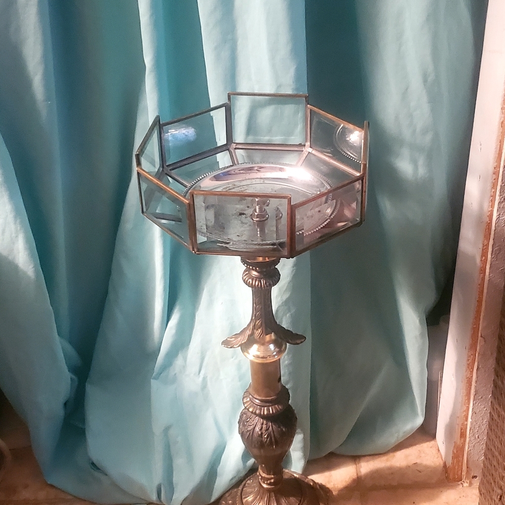 Standing ashtray, candy dish or wutever u would like to use it for